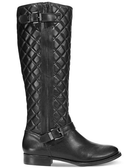 vince camuto leather black boots